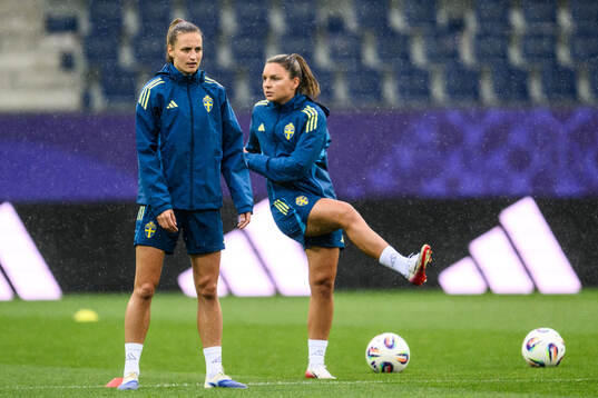 Nathalie Björn and Johanna Rytting Kaneryd of the Swedish