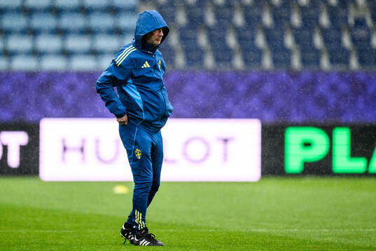 Head coach Peter Gerhardsson of the Swedish women's