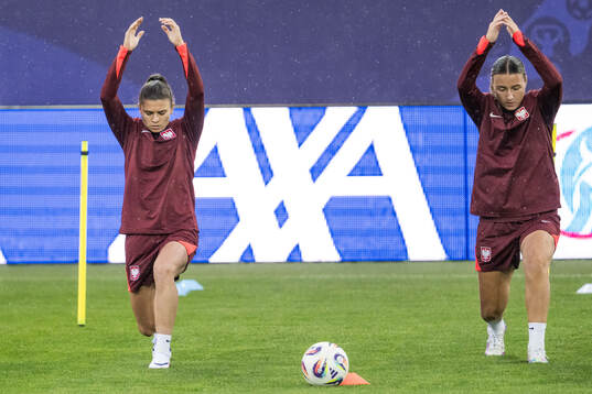 Ewa Pajor of the Polish women's national football team at a
