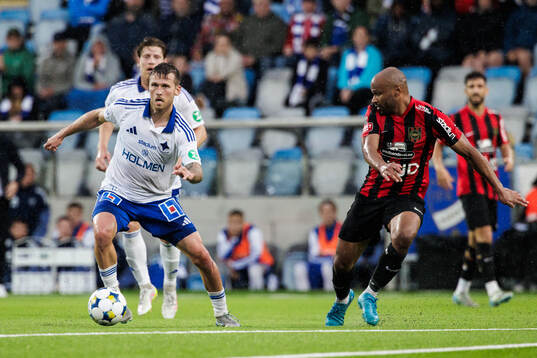 IFK Norrköpings Arnor Traustason och Brommapojkarnas