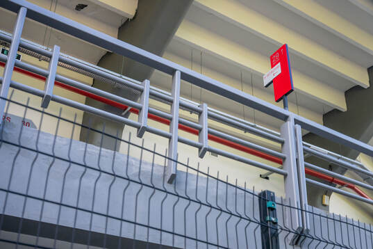 General view of Mikheil Meskhi Stadium, gate 29 were the