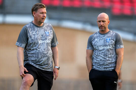 Assistant coach Peter Wettergren and Head coach Henrik