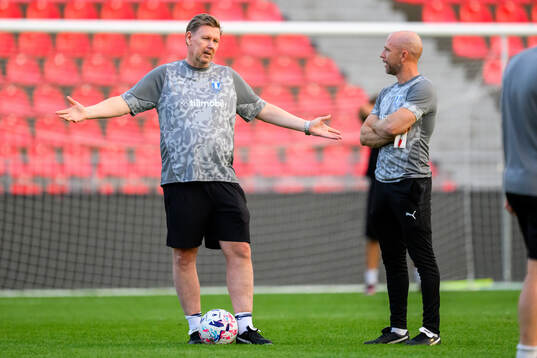Assistant coach Peter Wettergren and Head coach Henrik