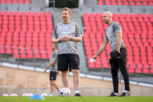 Assistant coach Peter Wettergren and Head coach Henrik