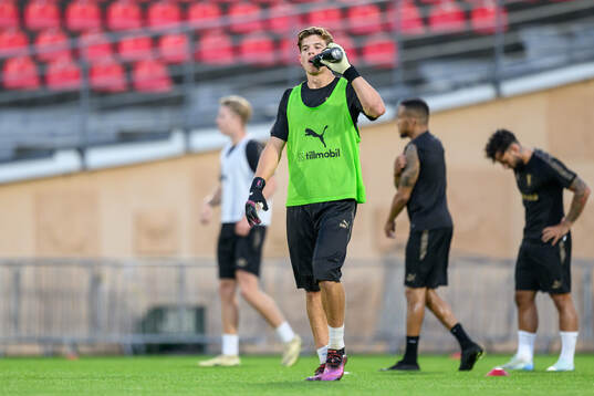 Goalkeeper Melker Ellborg