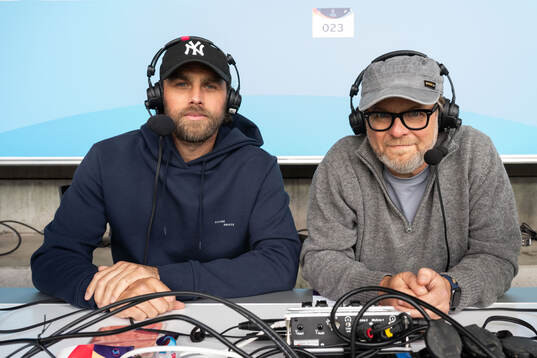 Johan Elmander and Andreas Matz of Radiosporten