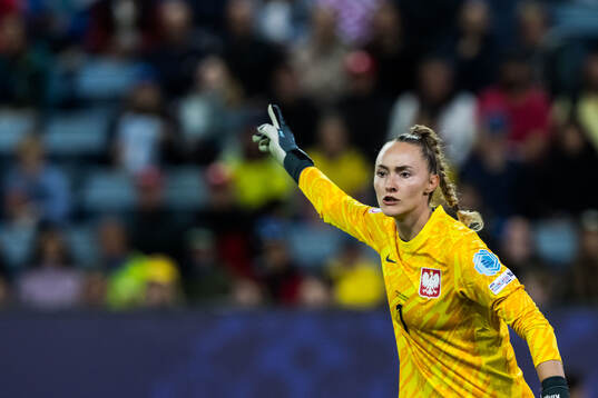 Goalkeeper Kinga Szemik of Poland