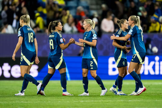 Fridolina Rolfö, Johanna Rytting Kaneryd, Jonna Andersson,