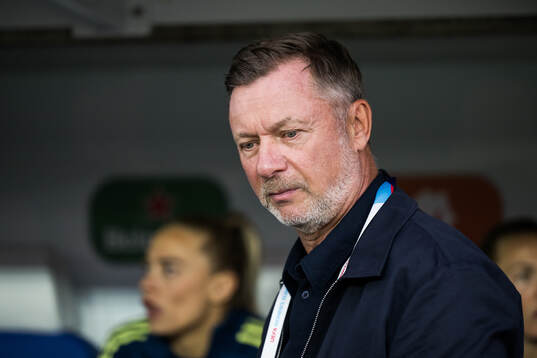 Head coach Peter Gerhardsson of Sweden