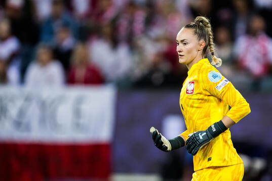 Goalkeeper Kinga Szemik of Poland