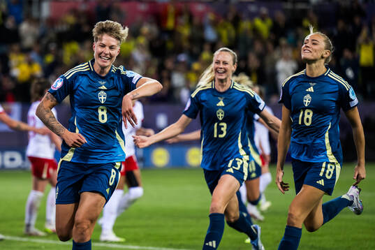 during the UEFA Women's Euro 2025 group stage football
