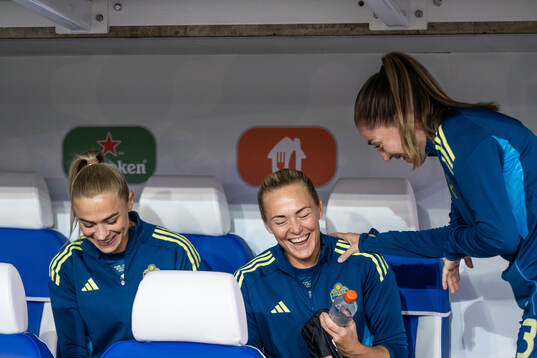Fridolina Rolfö, Magdalena Eriksson and Linda Sembrant of
