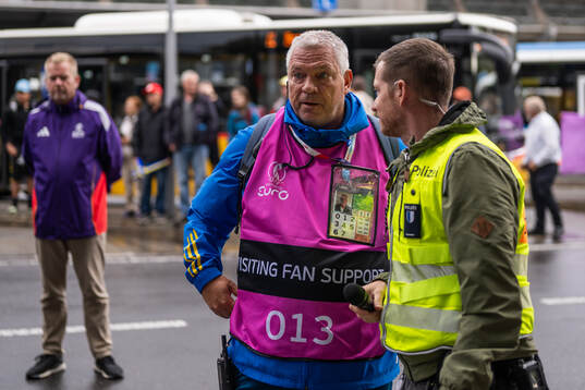 Martin Fredman, Head of Security at the Swedish Football