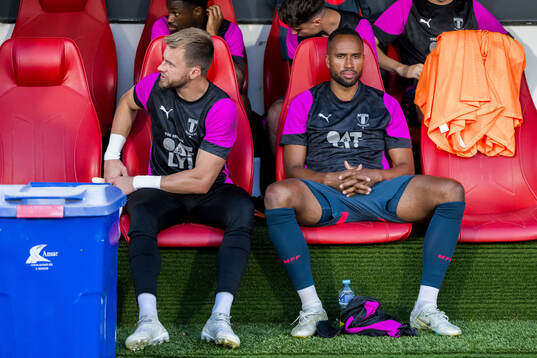 Ricardo Friedrich and Isaac Kiese Thelin of Malmö FF