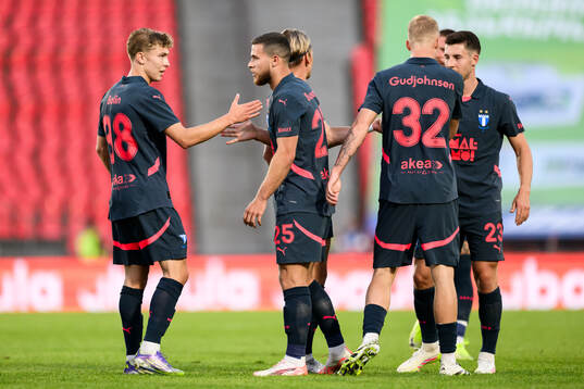 Hugo Bolin and Gabriel Busanello celebrate