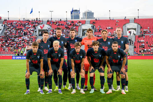 The starting eleven of Malmö FF