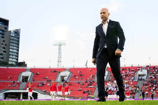 Head coach Henrik Rydström  of Malmö FF