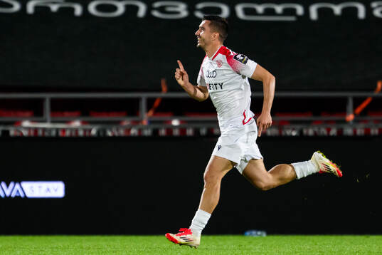Anes Rusevic of FC Iberia celebrate