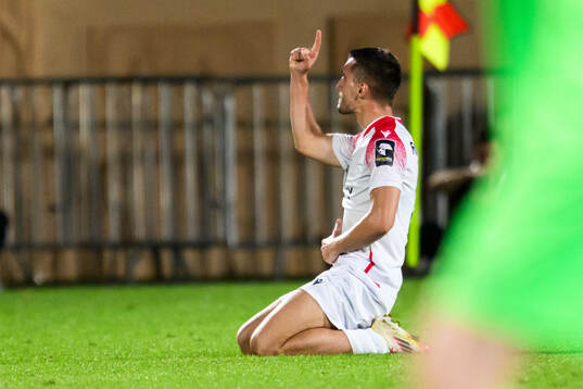 Anes Rusevic of FC Iberia celebrate