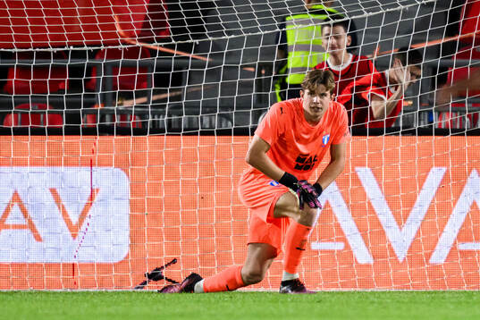 Melker Ellborg of Malmö FF looks dejected