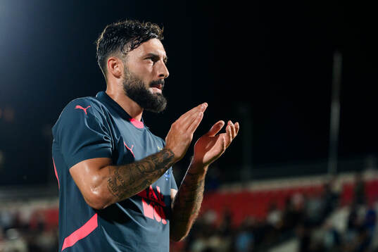 Sead Haksabanovic of Malmö FF celebrates