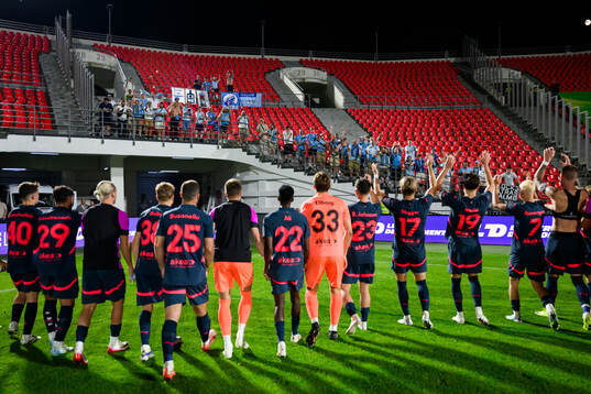during the UEFA Champions League qualifier football match