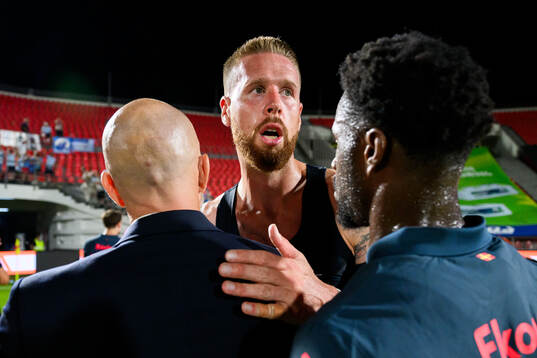 Henrik Rydström, Pontus Jansson, and Emmanuel Ekong of