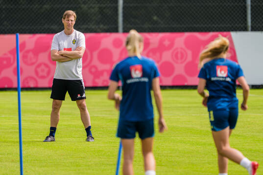 Psychologist Rasmus Liljeblad of the Swedish women's