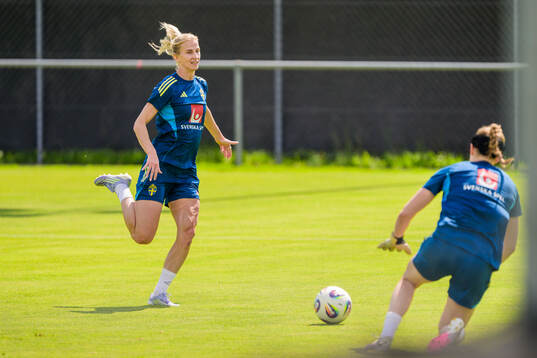 Sofia Jakobsson of the Swedish women's national football