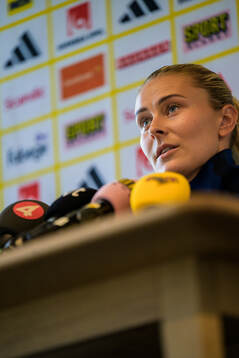 Amanda Nildén of the Swedish women's national football