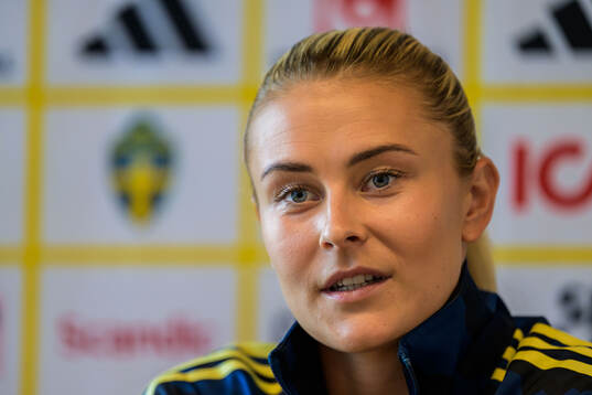Amanda Nildén of the Swedish women's national football