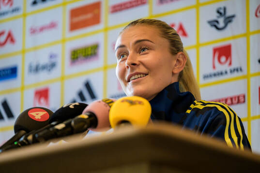 Amanda Nildén of the Swedish women's national football