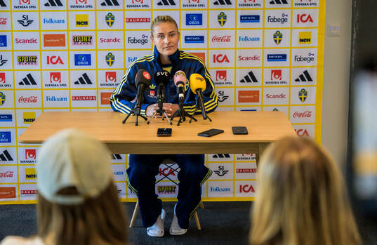 Amanda Nildén of the Swedish women's national football