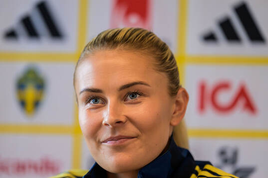 Amanda Nildén of the Swedish women's national football