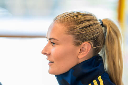 Amanda Nildén of the Swedish women's national football