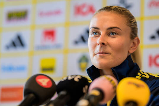 Amanda Nildén of the Swedish women's national football
