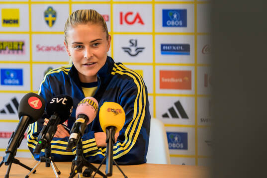 Amanda Nildén of the Swedish women's national football
