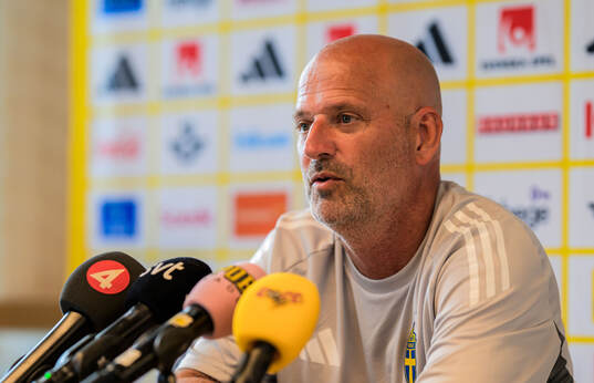Assistant coach Magnus Wikman of the Swedish women's
