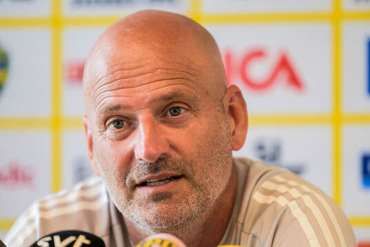 Assistant coach Magnus Wikman of the Swedish women's
