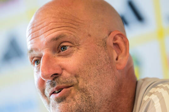 Assistant coach Magnus Wikman of the Swedish women's