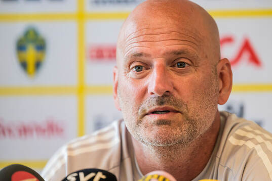 Assistant coach Magnus Wikman of the Swedish women's