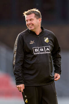 Coach Jens Gustafsson of Häcken