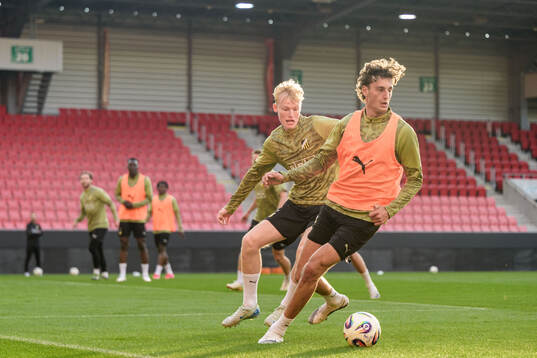 Lasse Madsen and Silas Andersen of Häcken
