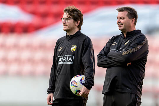 Coach Jens Gustafsson of Häcken