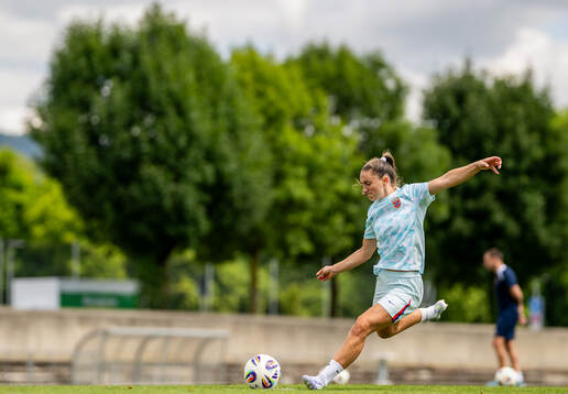 Vilde Bøe Risa of the Norwegian women's national football