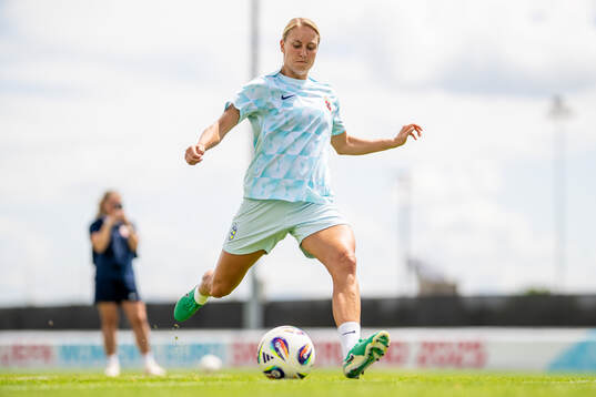 Lisa Naalsund of the Norwegian women's national football