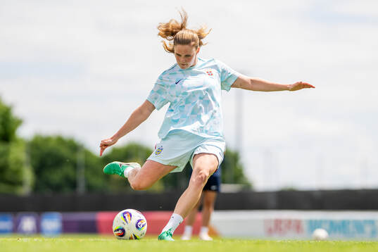 Signe Gaupset of the Norwegian women's national football