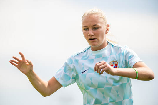 Frida Maanum of the Norwegian women's national football