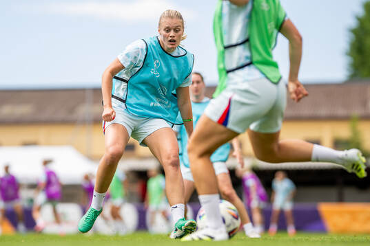 Mathilde Harviken of the Norwegian women's national