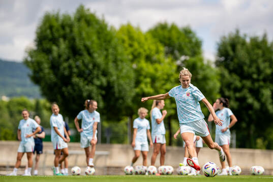 Ada Hegerberg of the Norwegian women's national football